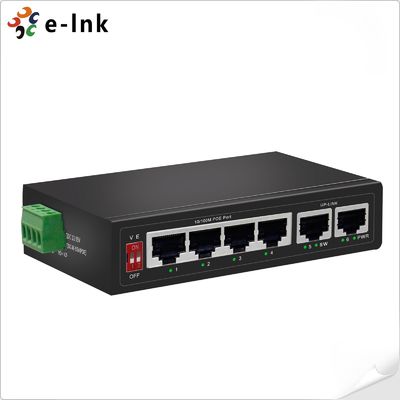 4 cổng 10/100BASE-T PoE + 2 cổng 100BASE-T PoE công nghiệp 250m đường lên