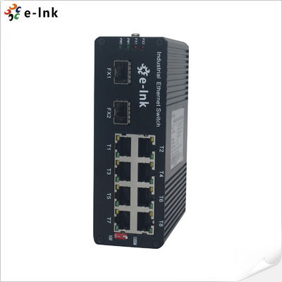 Công nghiệp 8-port 10/100/1000BASE-T + 2-port 1000BASE-SFP 250m PoE Switch