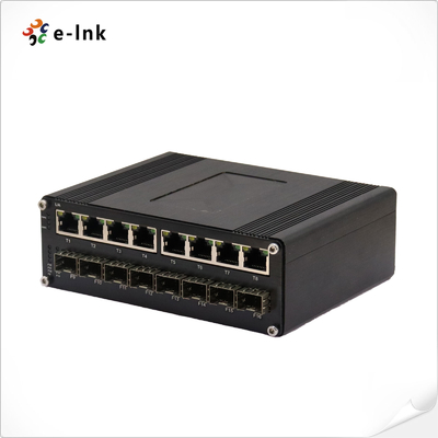 Bộ chuyển mạch Ethernet công nghiệp L2+ 8 cổng 10/100/1000T + 8 cổng 1000X SFP có quản lý