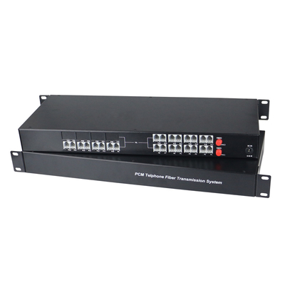 24Ch POTS ((FXO/FXS) Điện thoại qua Fiber Mux
