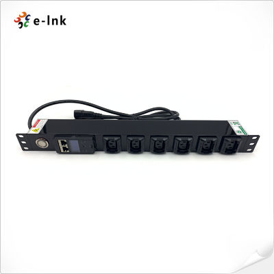 19 inch 1U 6 cổng thông minh đo PDU hỗ trợ truyền thông và điều khiển từ xa