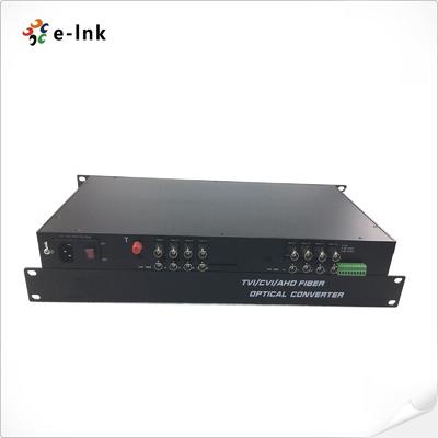 16Ch 5MP HD-Video 4-in-1 Video Fiber Converter Hỗ trợ 5MP 4MP 3MP 1080P 720P Camera