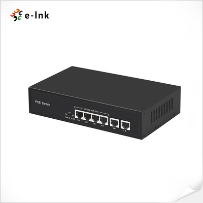 Chuyển đổi Ethernet liên kết trên 4 cổng 10/100BASE-T PoE và 2 cổng 100BASE-T Uplink