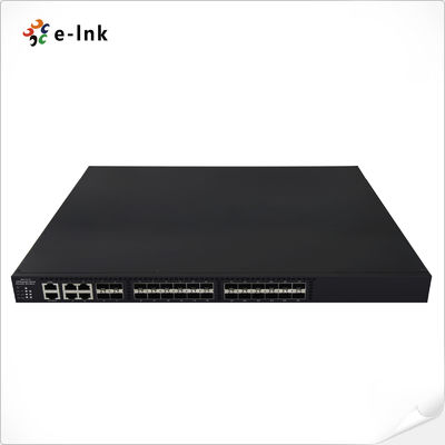 24 10Gbps SFP+ ports + 4 10/100/1000Mbps TP/SFP combo ports Managed Ethernet Fiber Switch