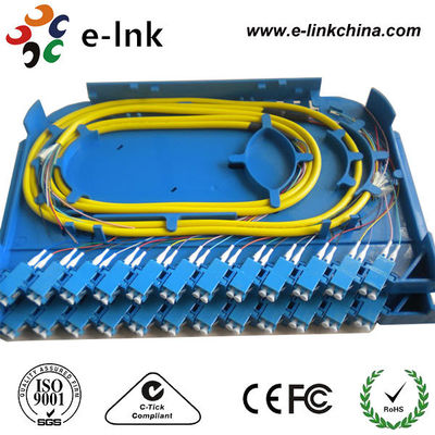 1 mét đa màu 12 sợi gói Fan-out OM3 LC đuôi ngựa