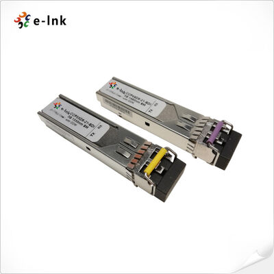 HD-SDI CWDM SFP Optical Transceiver 1270-1610nm 40km phù hợp với MSA