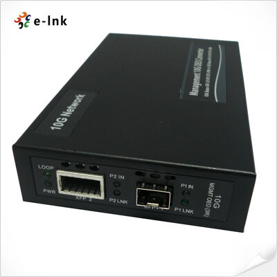 quality Bộ chuyển đổi quang điện 10G độc lập Web-Smart (Bộ lặp 3R) factory