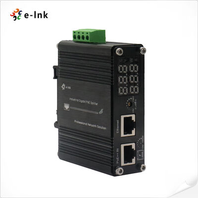 quality Công nghiệp Gigabit 802.3bt PoE++ Splitter với màn hình LED và điện áp đầu ra điều chỉnh từ 5V đến 36V DC factory