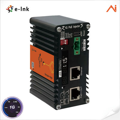 quality Bộ cấp nguồn PoE++ Công nghiệp Thông minh AI 60W với Bộ tăng áp điện áp 9–54V cho Môi trường khắc nghiệt factory
