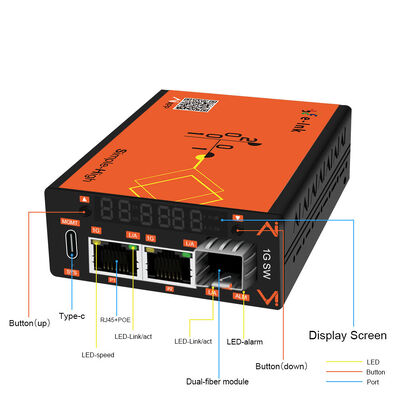quality APP và Web quản lý 2-port 10/100/1000T đến 1-port 100/1000X SFP Fiber Media Converter cho Networking factory