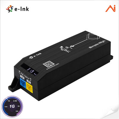 quality 1-Port 10/100/1000Base-T IEEE802.3at PoE+ 30W đến 1-Port 10/100/1000Base-T
AI Smart PoE + Injector với màn hình hiển thị LED factory